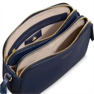 Radley London Dukes Place Ink Blue Medium Zip Top Cross Body Bag